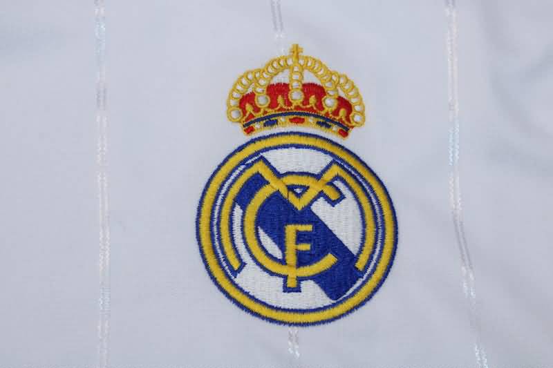 AAA(Thailand) Real Madrid 2012/13 Home Long Sleeve Retro Soccer Jersey