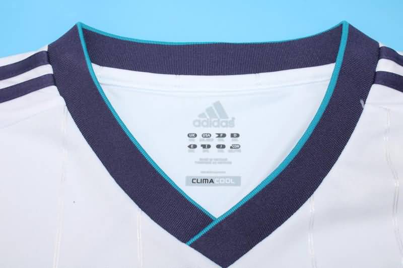 AAA(Thailand) Real Madrid 2012/13 Home Long Sleeve Retro Soccer Jersey