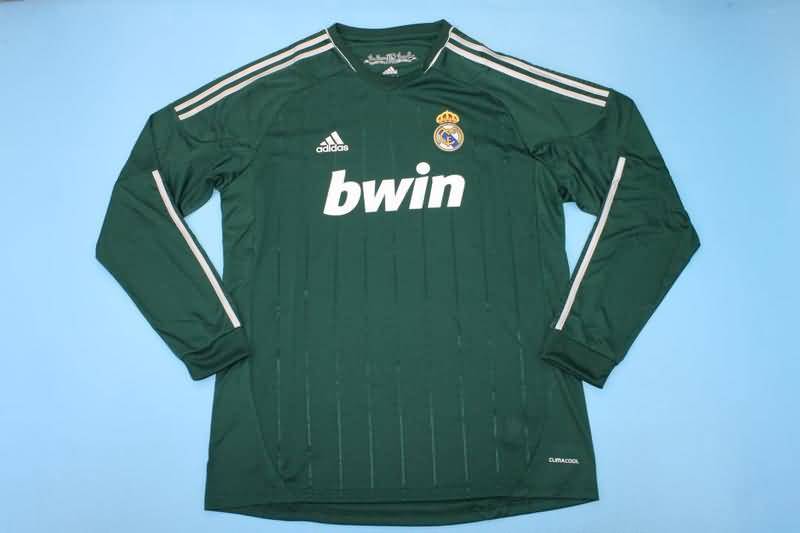 AAA(Thailand) Real Madrid 2012/13 Third Long Sleeve Retro Soccer Jersey