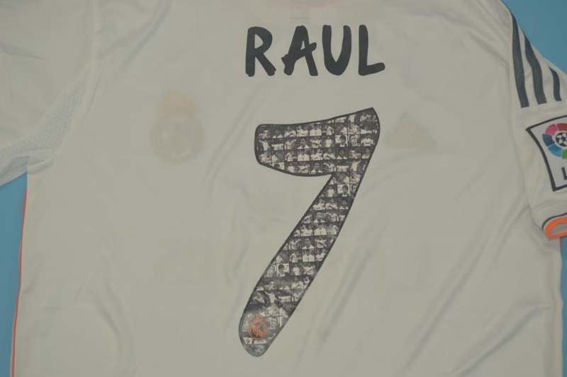 AAA(Thailand) Real Madrid 2013/14 Home Retro Soccer Jersey