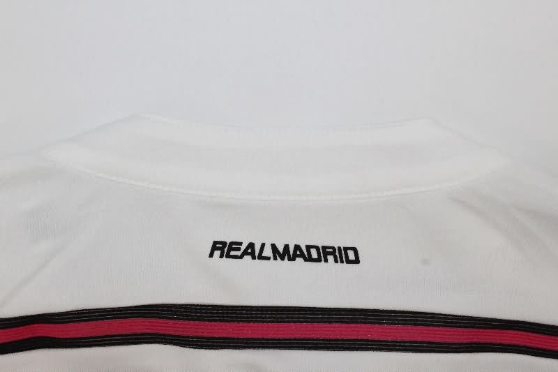 AAA(Thailand) Real Madrid 2014/15 Home Long Sleeve Retro Soccer Jersey(Player)