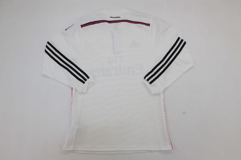 AAA(Thailand) Real Madrid 2014/15 Home Long Sleeve Retro Soccer Jersey(Player)