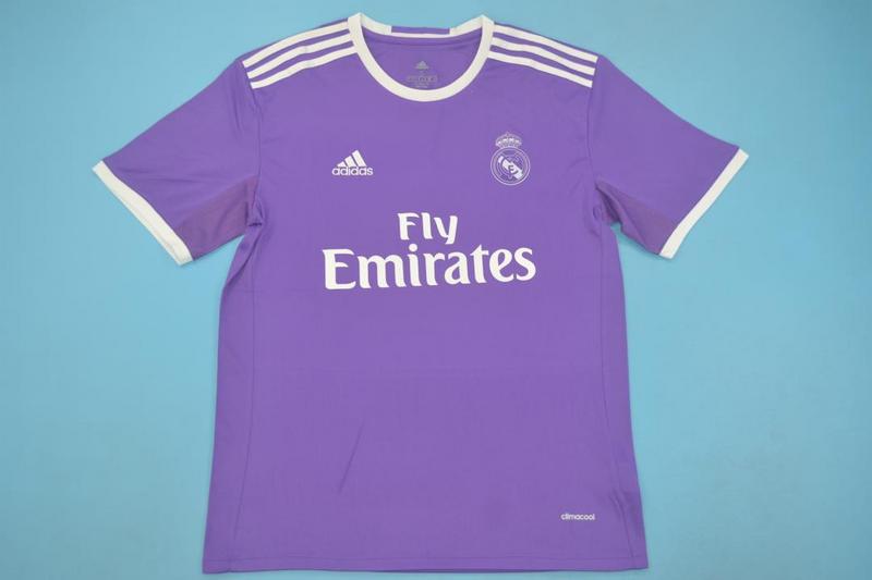 AAA(Thailand) Real Madrid 2016/17 Away Retro Soccer Jersey