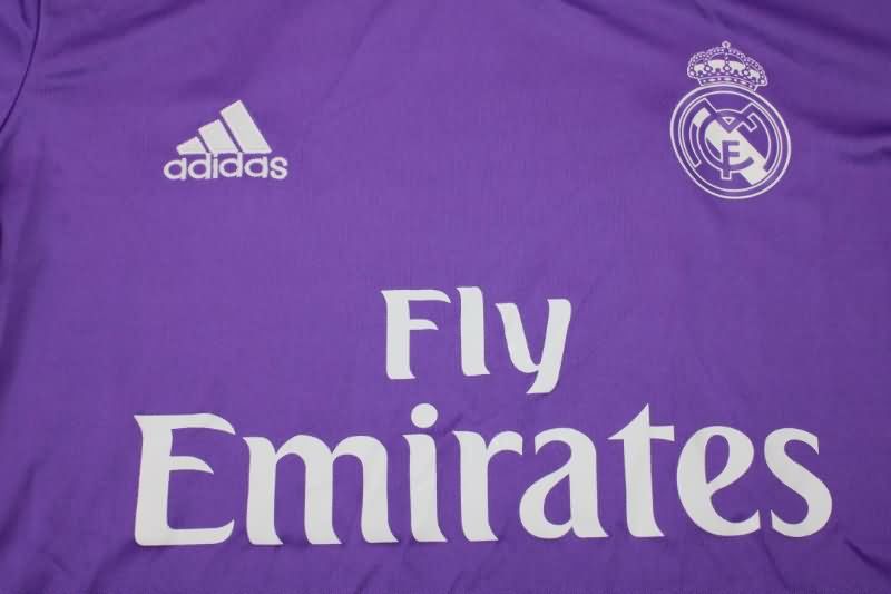 AAA(Thailand) Real Madrid 2016/17 Away Retro Long Sleeve Jersey