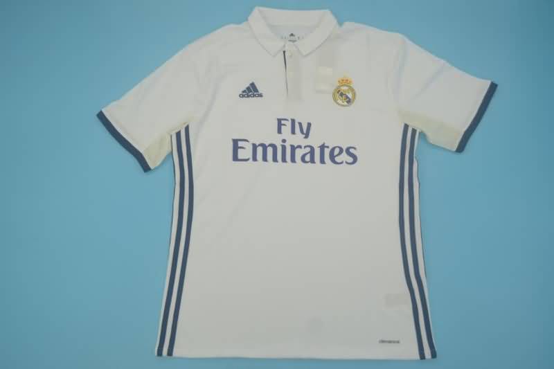 AAA(Thailand) Real Madrid 2016/17 Home Retro Soccer Jersey