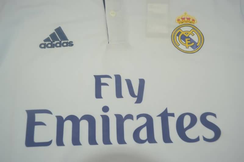 AAA(Thailand) Real Madrid 2016/17 Home Retro Soccer Jersey
