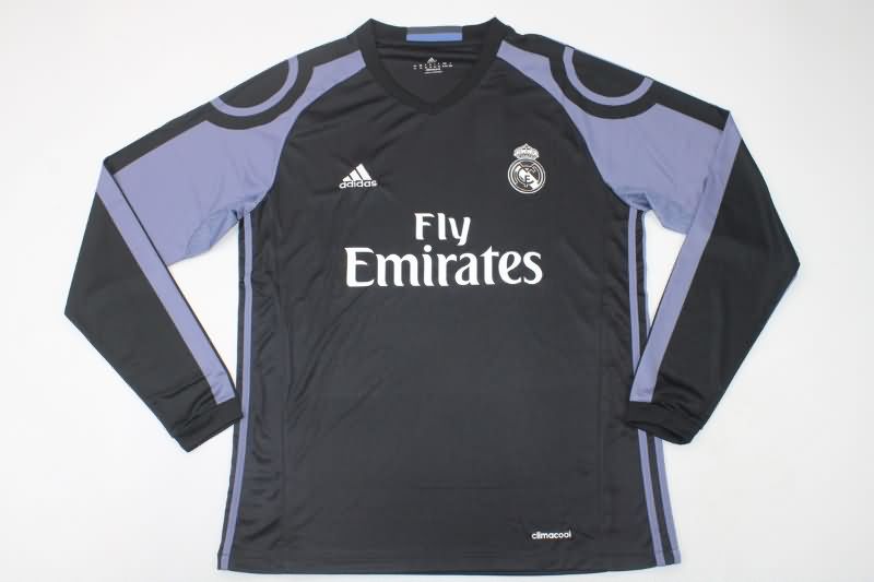 AAA(Thailand) Real Madrid 2016/17 Third Retro Long Sleeve Jersey