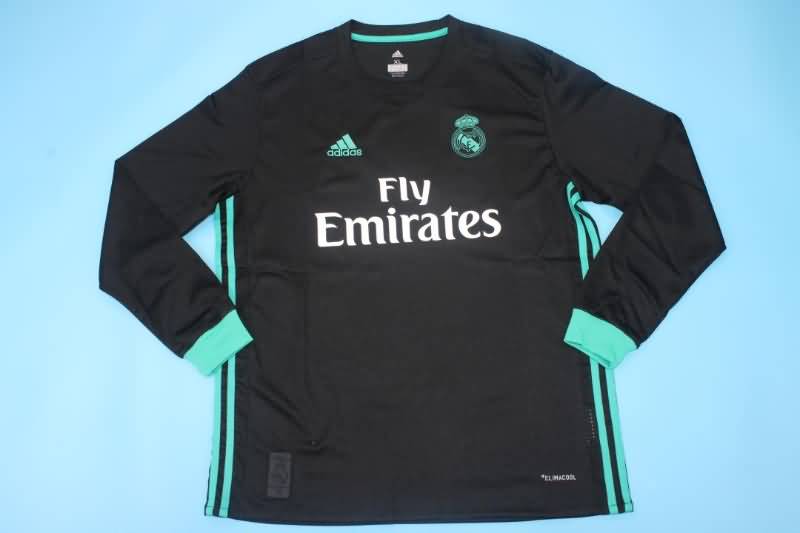 AAA(Thailand) Real Madrid 2017/18 Away Long Retro Soccer Jersey