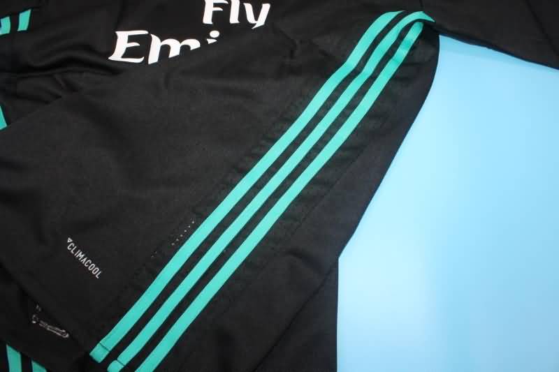 AAA(Thailand) Real Madrid 2017/18 Away Long Retro Soccer Jersey