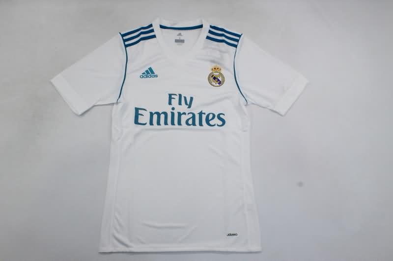 AAA(Thailand) Real Madrid 2017/18 Home Retro Soccer Jersey (Player)