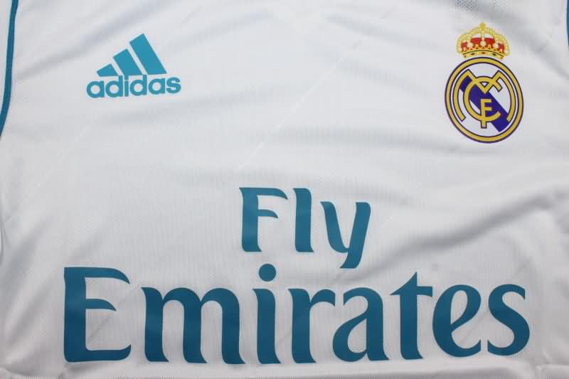 AAA(Thailand) Real Madrid 2017/18 Home Retro Soccer Jersey (Player)