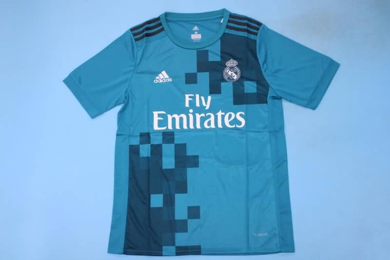 AAA(Thailand) Real Madrid 2017/18 Third Retro Soccer Jersey