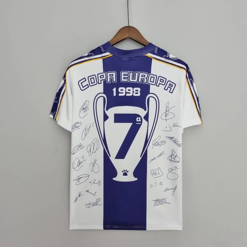 AAA(Thailand) Real Madrid 1998 Special Retro Soccer Jersey