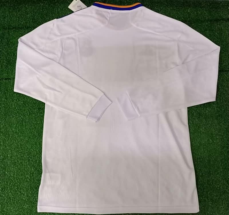 AAA(Thailand) Real Madrid 2020/21 Home Long Sleeve Retro Soccer Jersey