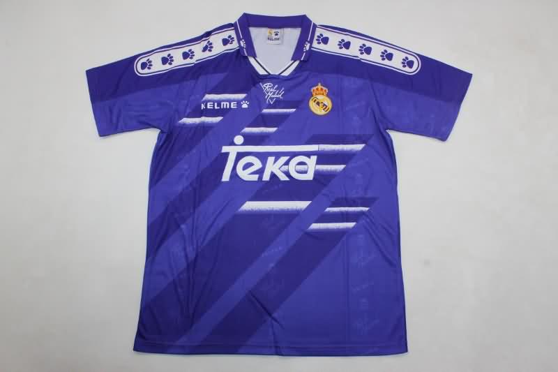 AAA(Thailand) Real Madrid 1994/96 Away Retro Soccer Jersey