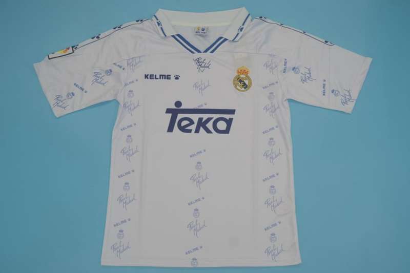 AAA(Thailand) Real Madrid 1994/96 Home Retro Soccer Jersey