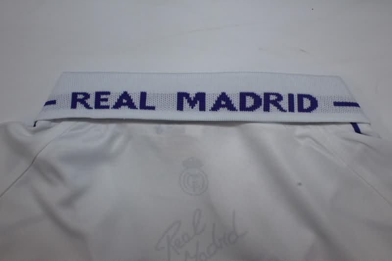 AAA(Thailand) Real Madrid 1994/96 Home Retro Long Sleeve Soccer Jersey