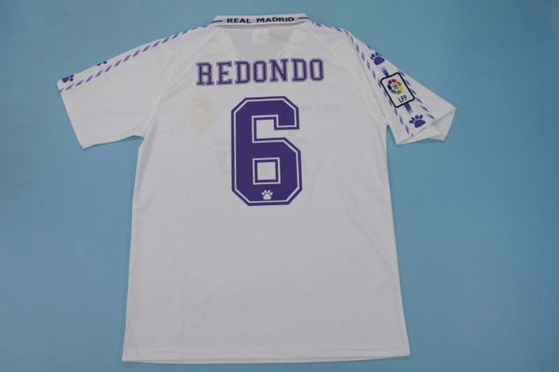 AAA(Thailand) Real Madrid 1996/97 Home Retro Soccer Jersey