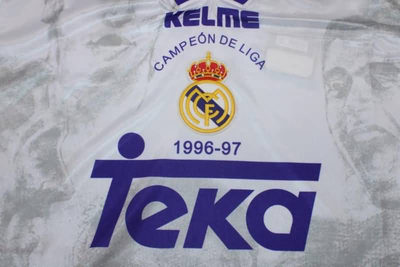 AAA(Thailand) Real Madrid 1996/97 Champions Home Retro Soccer Jersey