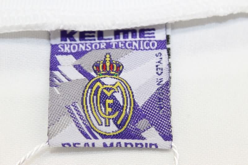 AAA(Thailand) Real Madrid 1996/97 Home Long Sleeve Retro Soccer Jersey