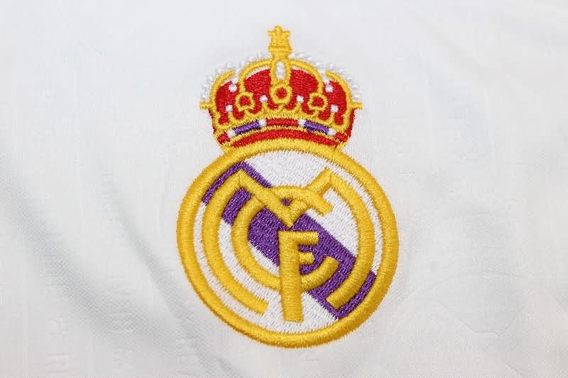 AAA(Thailand) Real Madrid 1996/97 Home Long Sleeve Retro Soccer Jersey