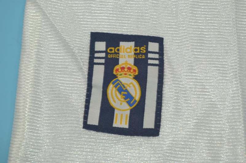 AAA(Thailand) Real Madrid 1998/00 Home Retro Soccer Jersey