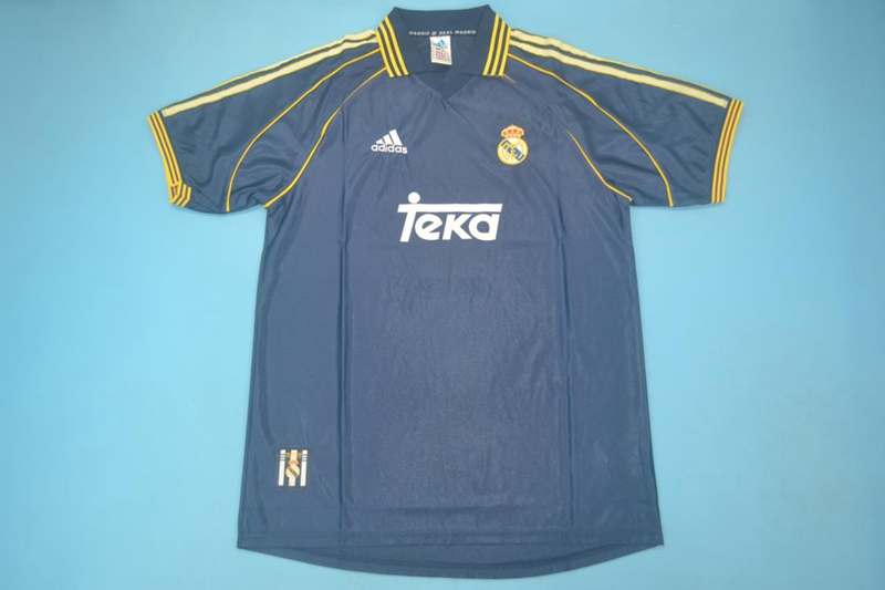 AAA(Thailand) Real Madrid 1998/99 Away Retro Soccer Jersey