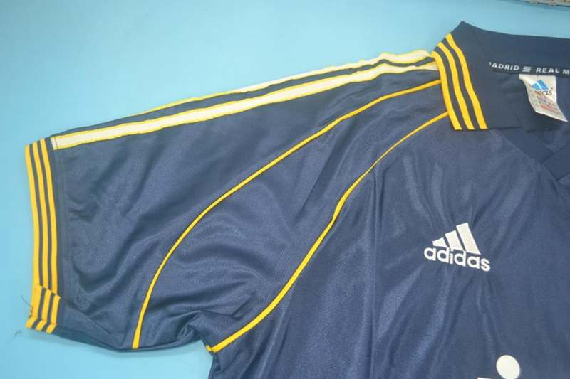 AAA(Thailand) Real Madrid 1998/99 Away Retro Soccer Jersey