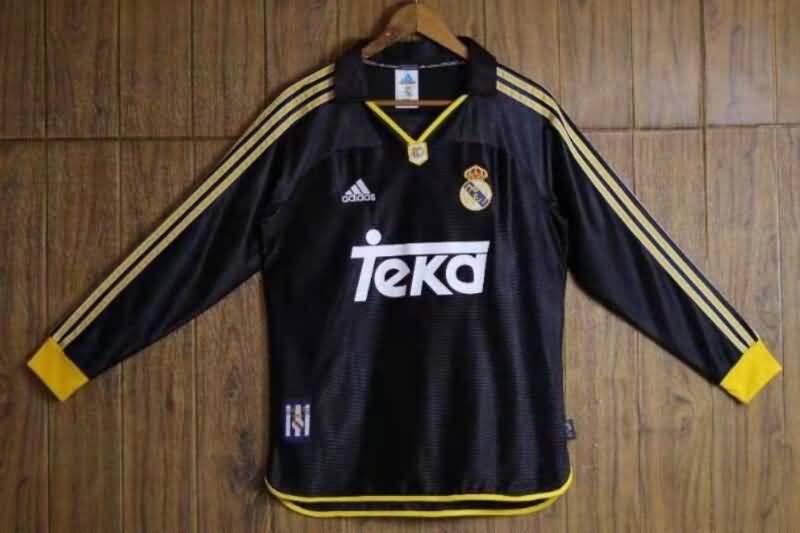 AAA(Thailand) Real Madrid 1999/00 Away Long Retro Soccer Jersey