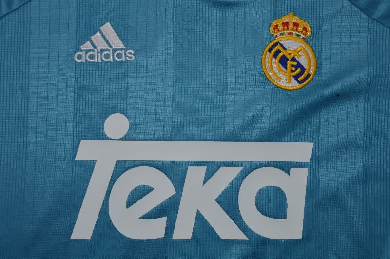 AAA(Thailand) Real Madrid 1999/01 Third Long Sleeve Retro Soccer Jersey