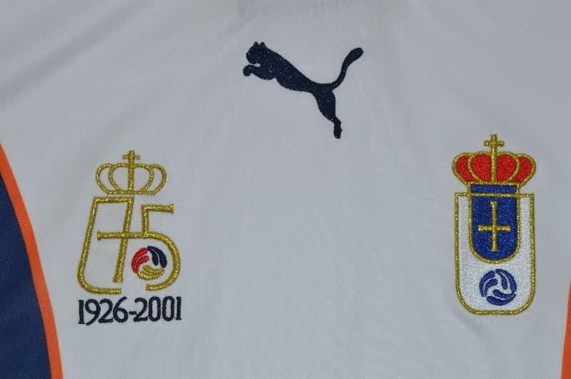 AAA(Thailand) Real Oviedo 2000/01 Away Retro Soccer Jersey