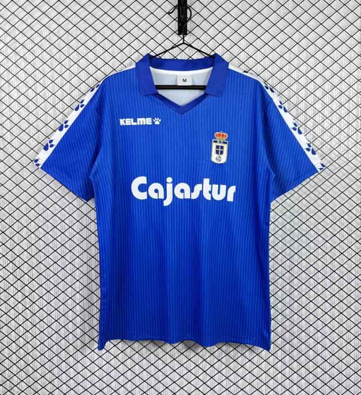 AAA(Thailand) Real Oviedo 1992/93 Home Retro Soccer Jersey