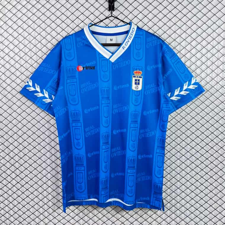 AAA(Thailand) Real Oviedo 1998/99 Home Retro Soccer Jersey
