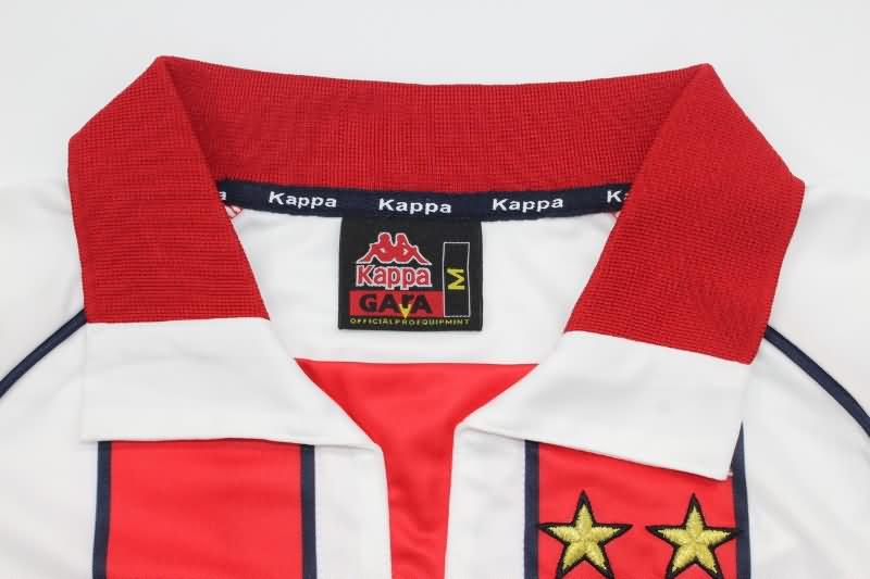 AAA(Thailand) Red Star Belgrade 1990/91 Home Long Sleeve Retro Soccer Jersey