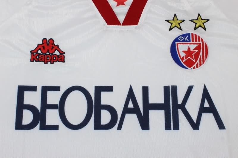 AAA(Thailand) Red Star Belgrade 1995/97 Away Retro Soccer Jersey