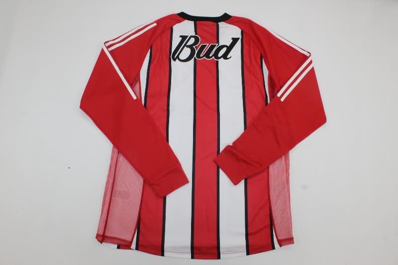 AAA(Thailand) River Plate 2003/04 Away Long Sleeve Retro Soccer Jersey
