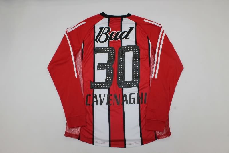 AAA(Thailand) River Plate 2003/04 Away Long Sleeve Retro Soccer Jersey
