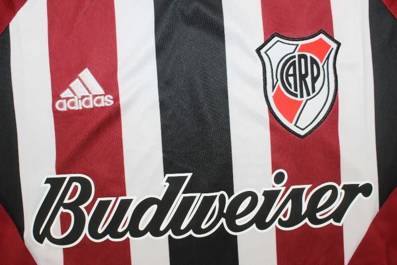 AAA(Thailand) River Plate 2005/06 Away Long Sleeve Retro Soccer Jersey