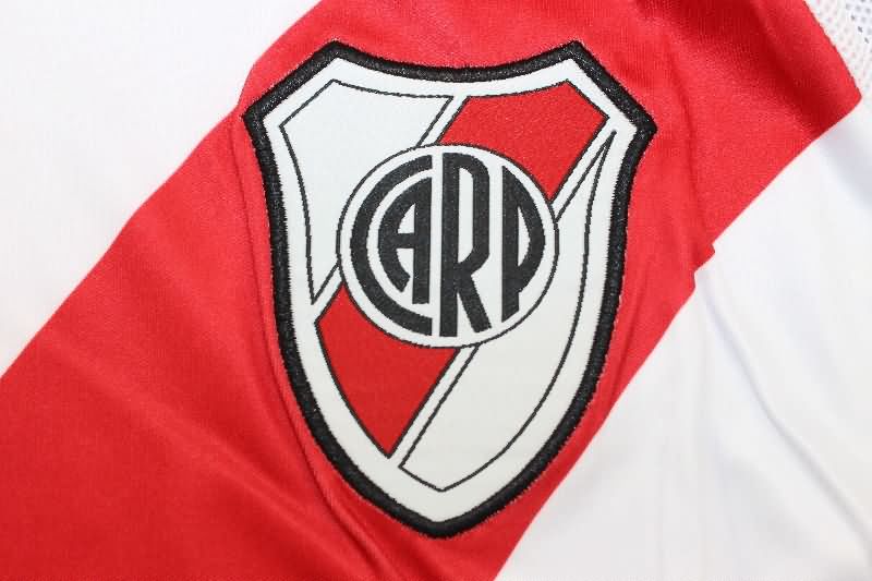 AAA(Thailand) River Plate 2006/07 Home Long Sleeve Retro Soccer Jersey
