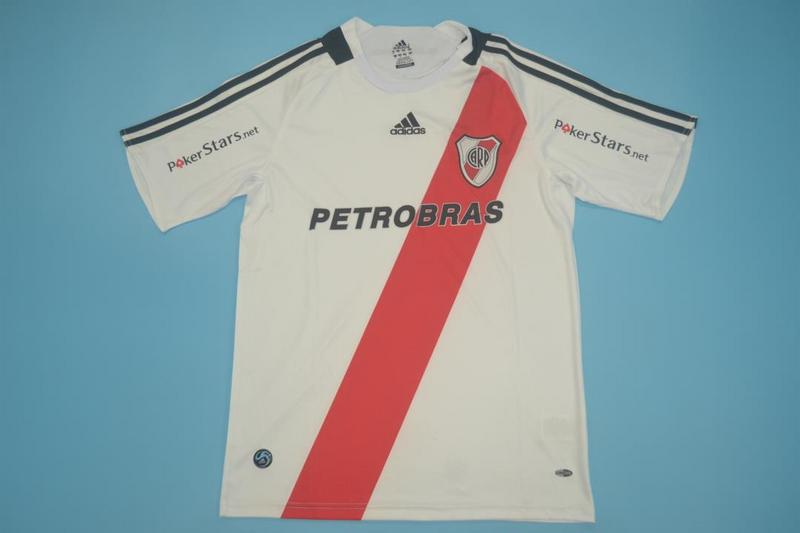 AAA(Thailand) River Plate 2009/10 Home Retro Soccer Jersey