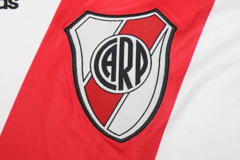 AAA(Thailand) River Plate 2009/10 Retro Home Long Soccer Jersey