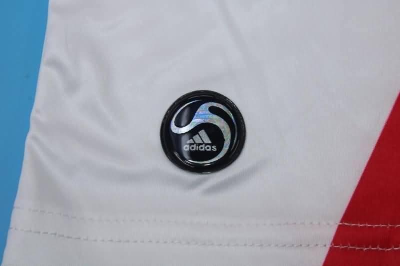 AAA(Thailand) River Plate 2009/10 Retro Home Long Soccer Jersey