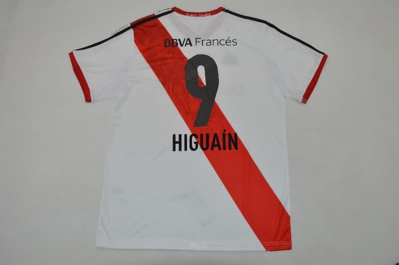 AAA(Thailand) River Plate 2013/14 Home Retro Soccer Jersey