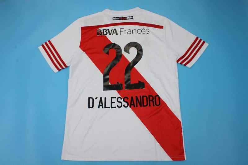 AAA(Thailand) River Plate 2015/16 Retro Home Soccer Jersey