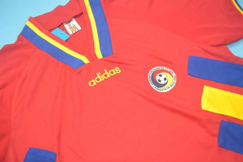 AAA(Thailand) Romania 1994 Away Retro Soccer Jersey