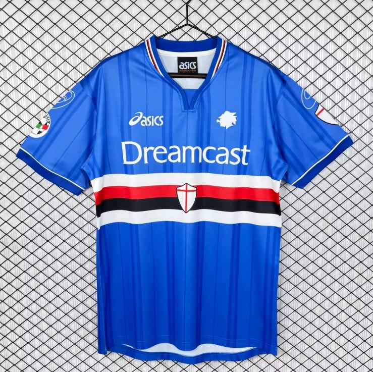AAA(Thailand) Sampdoria 2000/01 Home Retro Soccer Jersey