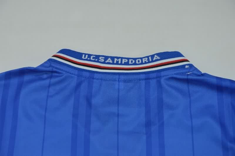 AAA(Thailand) Sampdoria 2000/01 Home Retro Soccer Jersey