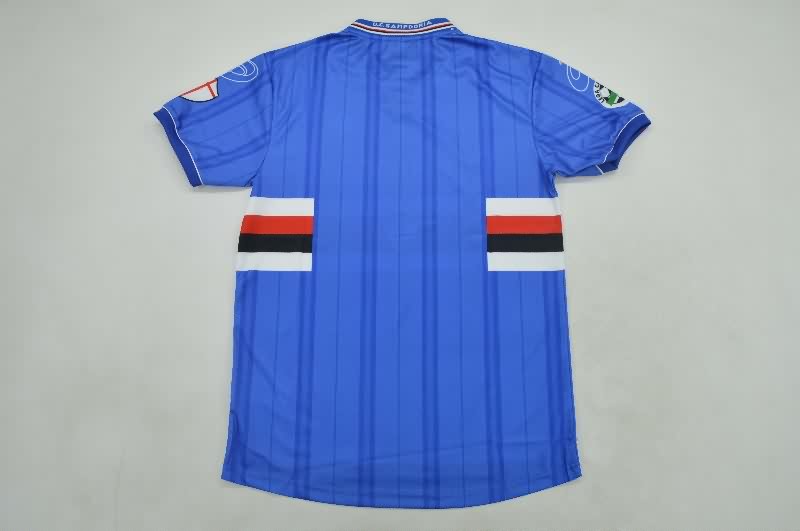AAA(Thailand) Sampdoria 2000/01 Home Retro Soccer Jersey
