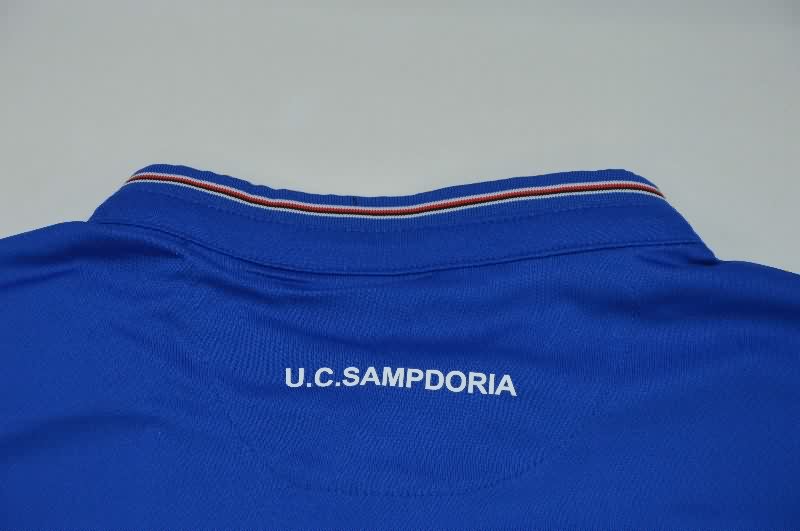 AAA(Thailand) Sampdoria 2015/16 Home Retro Soccer Jersey