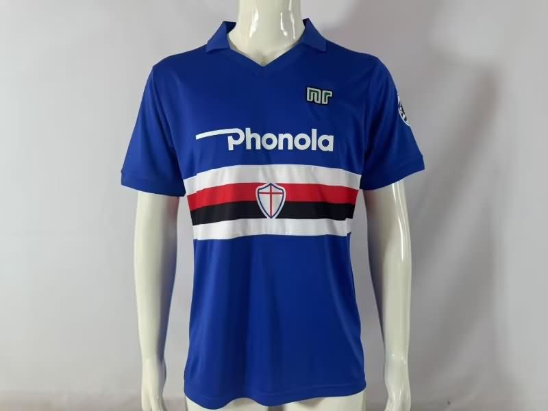 AAA(Thailand) Sampdoria 1983/88 Home Retro Soccer Jersey